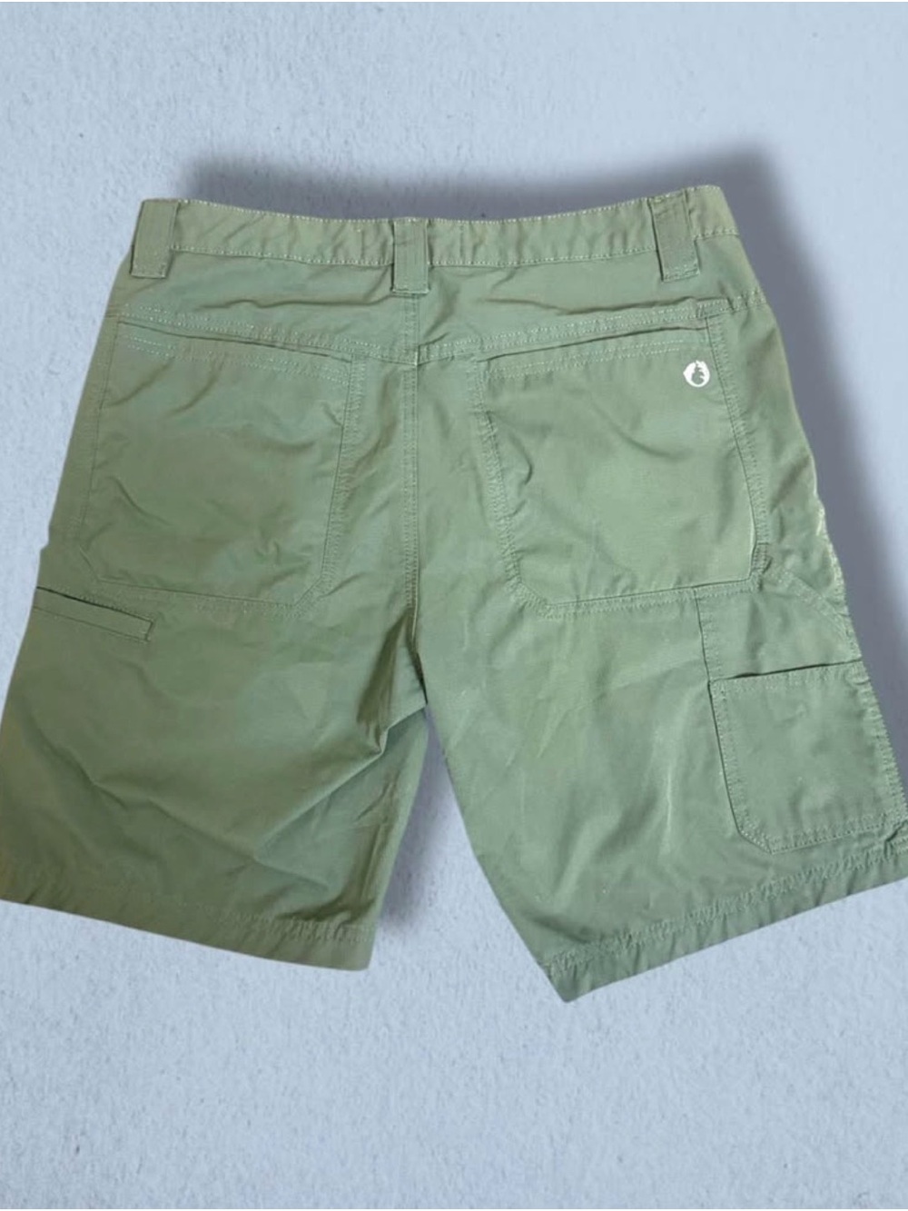 Olive Green Men's Shorts - Outdoor Casual - Picture 2 of 6